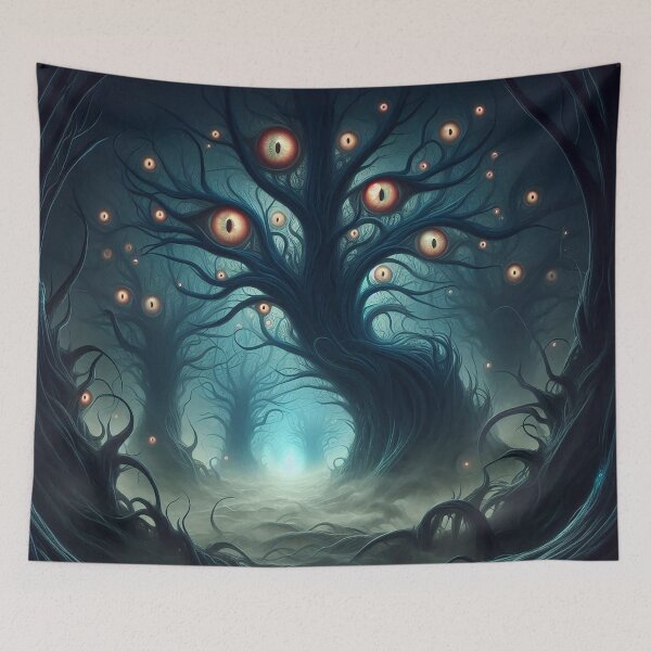 Item preview, Eyes Among the Ancient Branches designed and sold by nikkolaus.