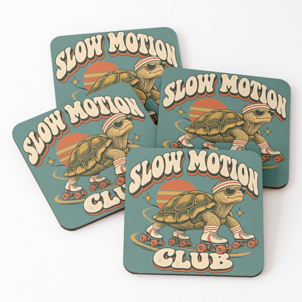 Item preview, Slow Motion Club | Vintage Roller Skating Tortoise designed and sold by slemfiskz.