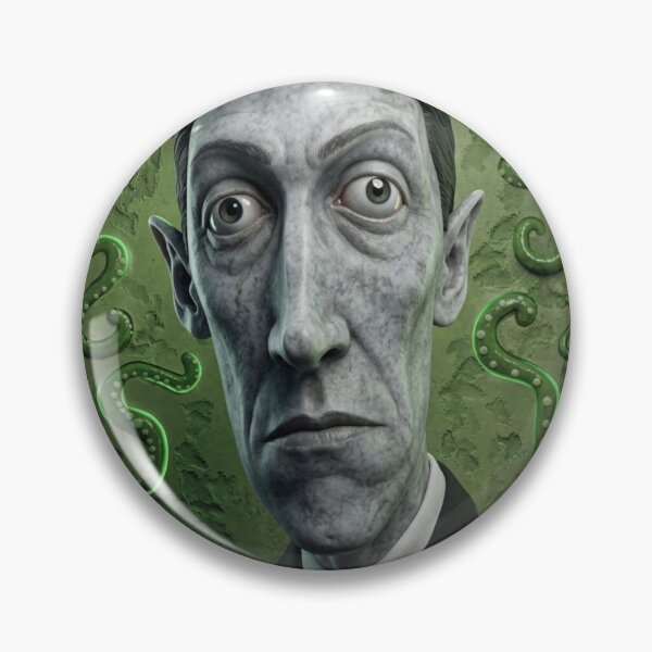Item preview, H.P Lovecraft portrait illustration designed and sold by Vintage Designs +.