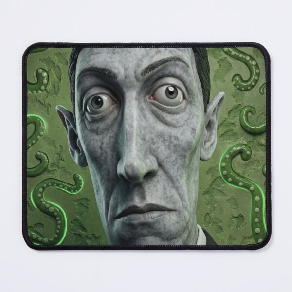 Item preview, H.P Lovecraft portrait illustration designed and sold by Vintage Designs +.