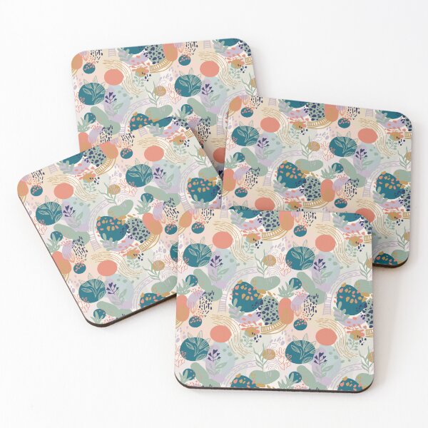 Item preview, Abstract Botanical Shapes  designed and sold by Foximsy.