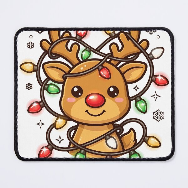 Item preview, Cute Reindeer Christmas Lights Holiday Shirt designed and sold by Gurrteg.