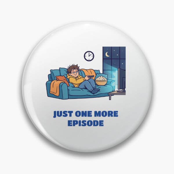 Item preview, Just One More Episode Funny Shirt — Late Night Binge Watching TV Tee designed and sold by RobinHoodShirts.