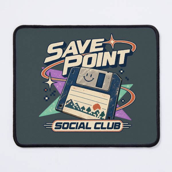 Item preview, Save Point Social Club | Retro Floppy Disk Gamer designed and sold by slemfiskz.