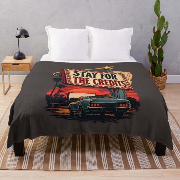 Item preview, Stay for the Credits | Vintage Drive-In Cinema designed and sold by slemfiskz.