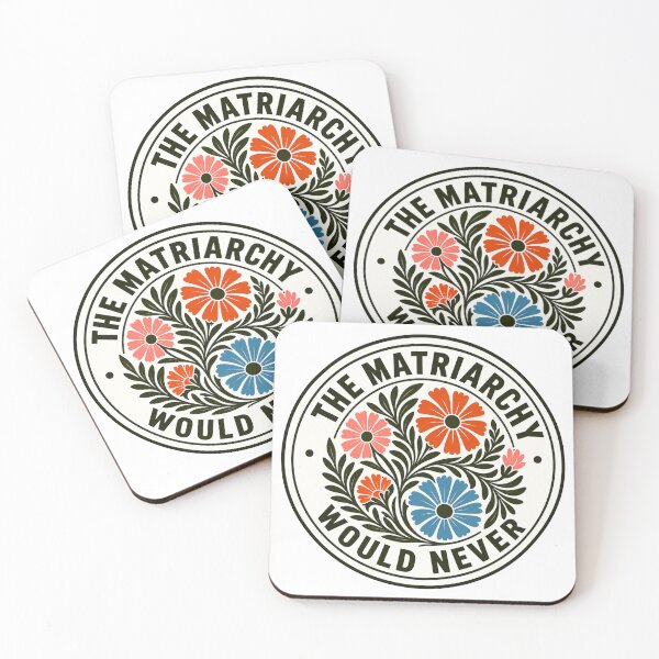Item preview, The Matriarchy Would Never – Feminist Floral Bumper designed and sold by CHIL-AR.