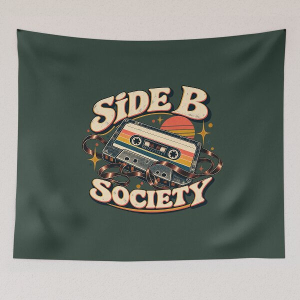 Item preview, Side B Society | Retro Cassette Tape Music Lover designed and sold by slemfiskz.