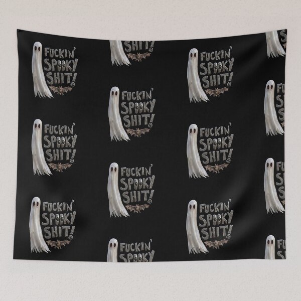 Item preview, Fuckin' Spooky Shit design designed and sold by Vintage Designs +.