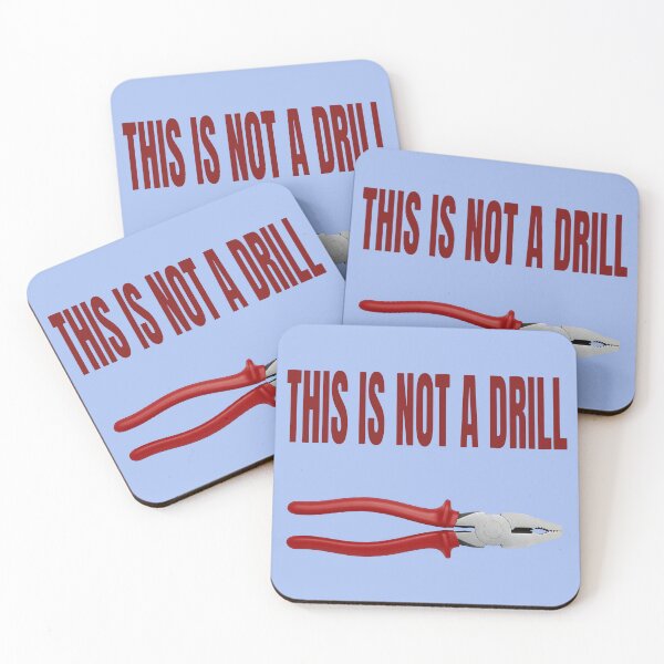 Item preview, PLIERS THIS IS NOT A DRILL DESIGN designed and sold by DigitalandPhoto.