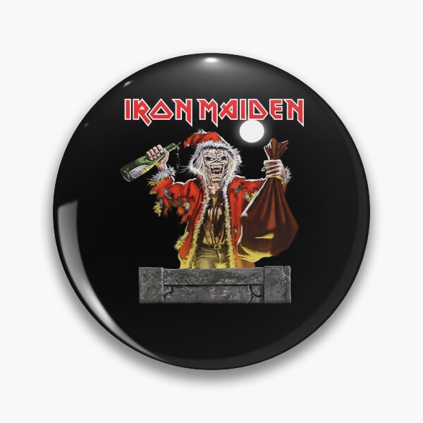 Item preview, Maiden Eddie Santa Christmas designed and sold by RotwisArt.