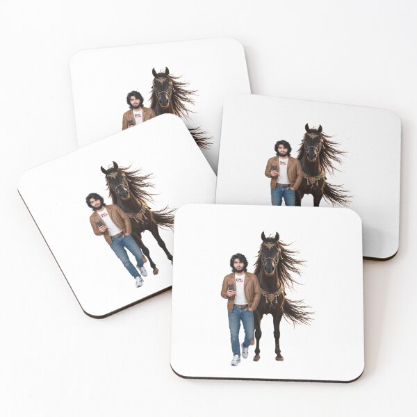 Item preview, Stylish Man With Black Horse designed and sold by AksNoor116.