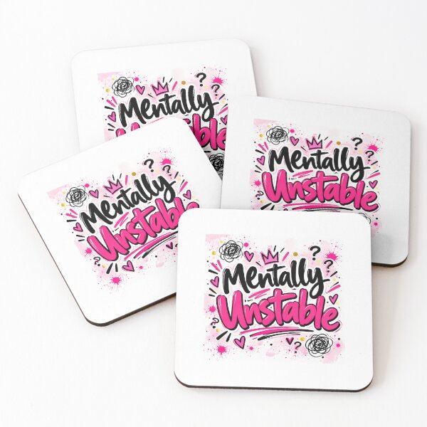 Item preview, Mentally Unstable designed and sold by Suadela Branding.