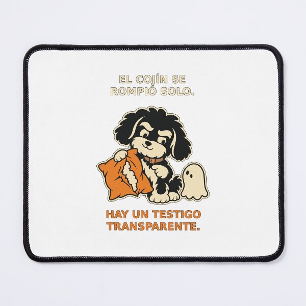 Item preview, Duke blames a ghost after destroying his cushion designed and sold by TaruHonu.