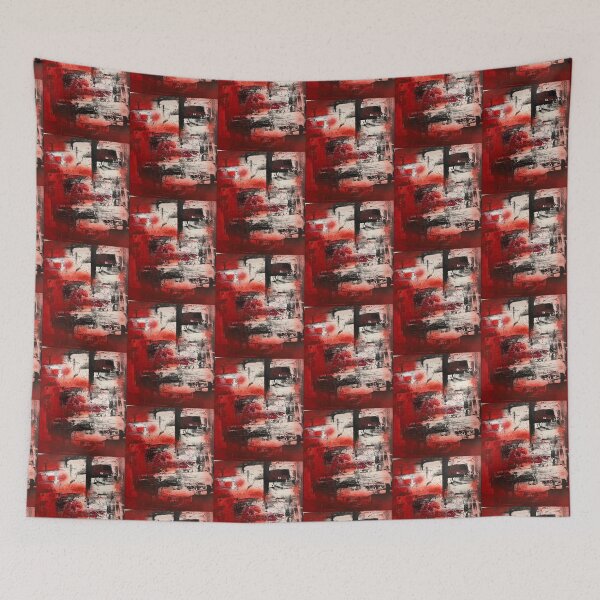 Item preview, Red Abstract - Emotions in Red and Black designed and sold by JoannaG-B.