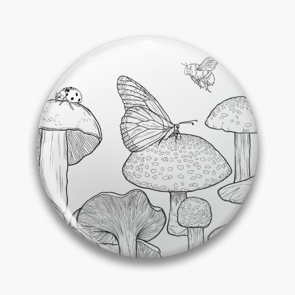 Item preview, Native Mushrooms & Insects of New York designed and sold by StudioRosebud.