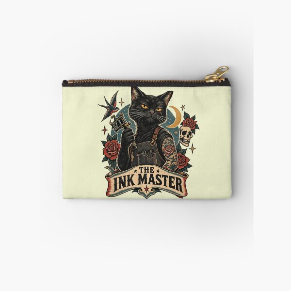 Item preview, Black Cat Tattoo Artist Traditional Art designed and sold by Dogandesighn.