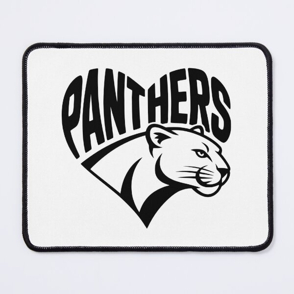 Item preview, Panthers Heart Football Mom Sports Fan designed and sold by FloraliteCo.