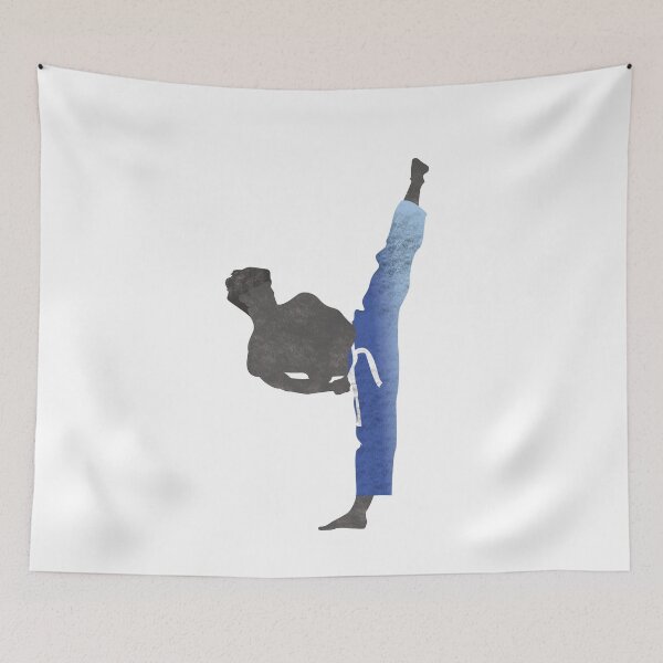 Item preview, Minimal Taekwondo Athlete [BLUE] designed and sold by illcobalt.
