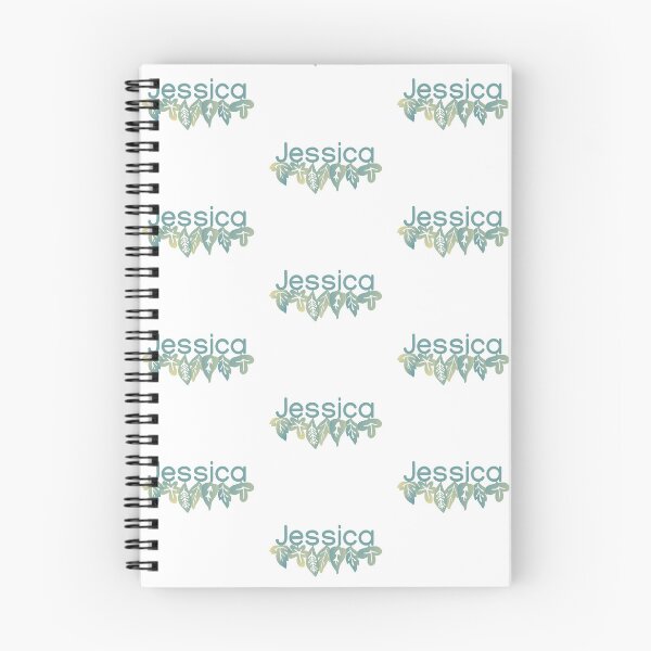 Item preview, Jessica Green Leaf Motif Name Design designed and sold by LDJBlank.