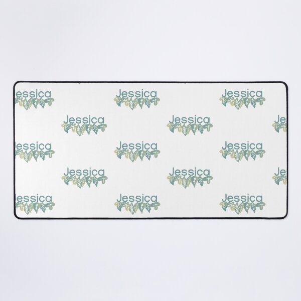Item preview, Jessica Green Leaf Motif Name Design designed and sold by LDJBlank.