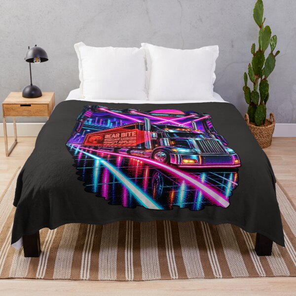 Item preview, Synthwave Trucker & Bear Bite Speed Limit designed and sold by NomadForge.