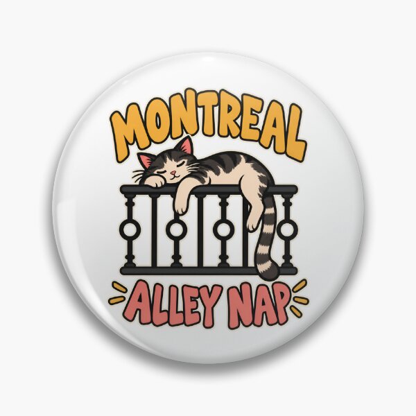 Item preview, Montreal Alley Nap Cat on Iron Railing designed and sold by Fenay Designs.
