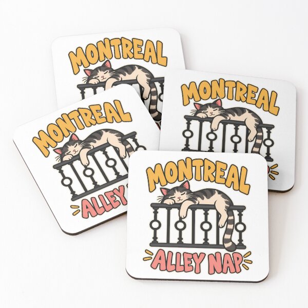 Item preview, Montreal Alley Nap Cat on Iron Railing designed and sold by Fenay Designs.