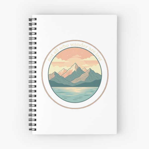 Item preview, Not All Who Wander Are Lost Vintage Mountain Adventure Nature designed and sold by YOUNG DREAM STORE.