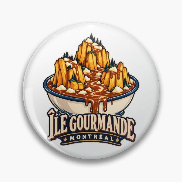 Item preview, Montreal Ile Gourmande Poutine Mountain Bowl designed and sold by Fenay Designs.