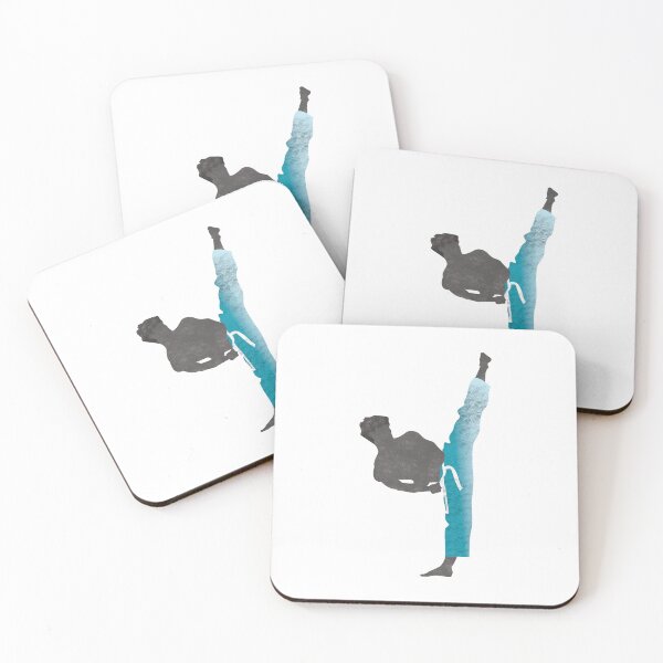 Item preview, Minimal Taekwondo Athlete [CYAN] designed and sold by illcobalt.