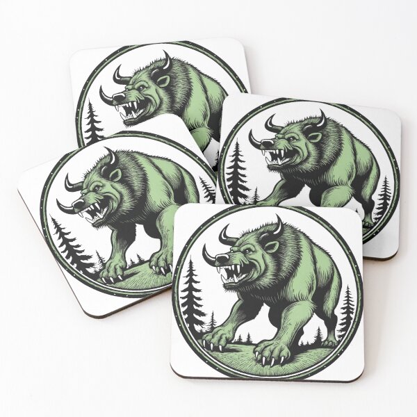 Item preview, Mythical Hodag of Wisconsin designed and sold by Five Reasons Designs.