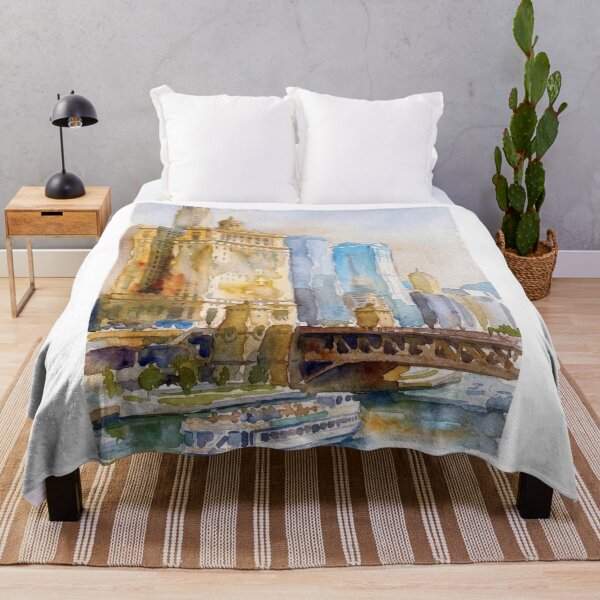 Item preview, Chicago River London Guarantee Building Watercolor designed and sold by caracatita75.
