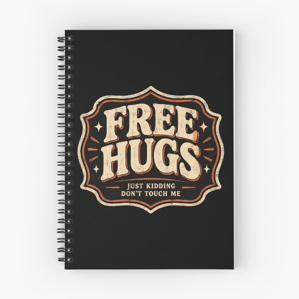 Item preview, Free Hugs Just Kidding Don't Touch Me designed and sold by DemureArtsy.