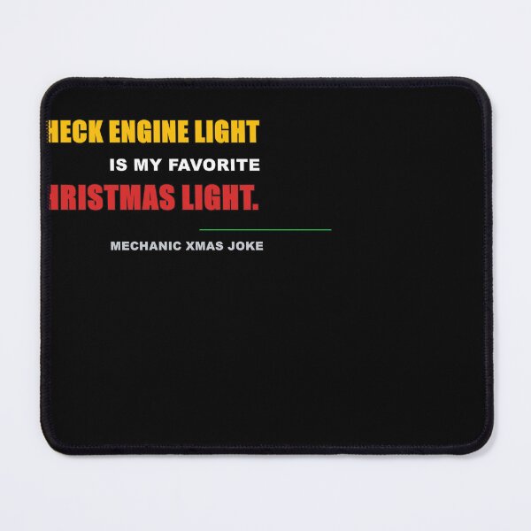 Item preview, Funny Check Engine Light Mechanic Christmas designed and sold by Lazarescu.