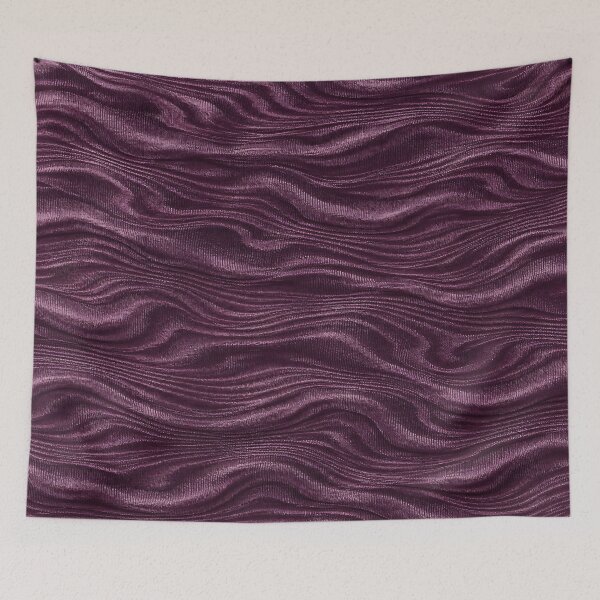 Item preview, Plum Purple Wavy Fabric Texture – Abstract Luxury Textile Pattern designed and sold by Kaleidoscope Print.