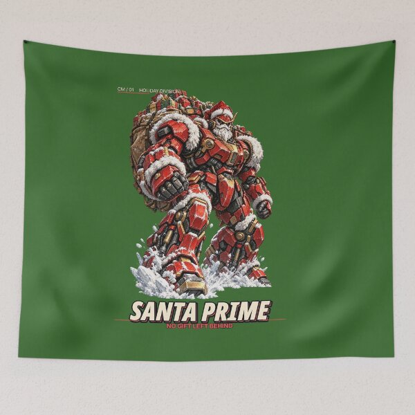 Item preview, Santa Prime - No Gift Left Behind Christmas Mech designed and sold by slemfiskz.