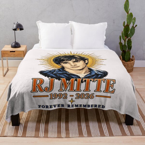Item preview, RJ Mitte Forever Remembered 1992 2026 Saint Tribute Vintage designed and sold by CozyCubs-Art.