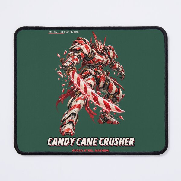 Item preview, Candy Cane Crusher - Sugar Steel Mayhem Mecha Samurai designed and sold by slemfiskz.