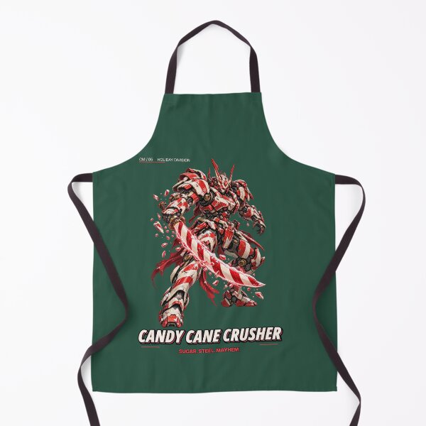 Item preview, Candy Cane Crusher - Sugar Steel Mayhem Mecha Samurai designed and sold by slemfiskz.