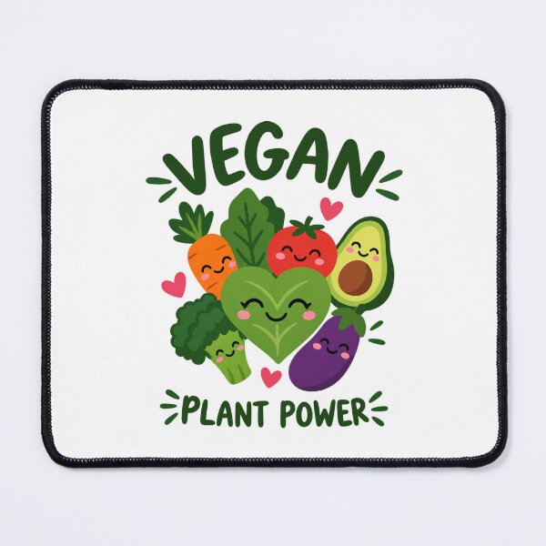 Item preview, Vegan Plant Power – Cute Vegetable Illustration art designed and sold by JrNergal.
