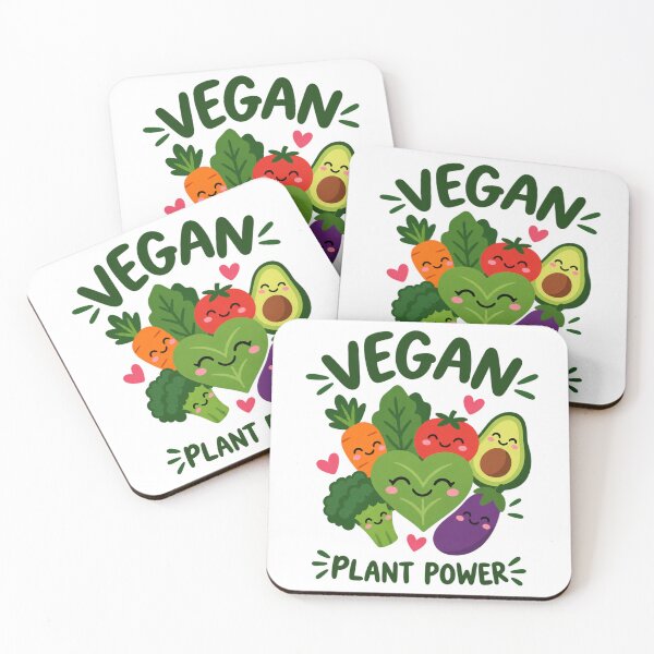 Item preview, Vegan Plant Power – Cute Vegetable Illustration art designed and sold by JrNergal.