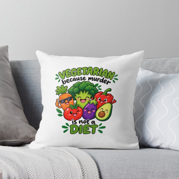 Item preview, Funny Vegetarian Vegetables – Cute Veggie Humor Cartoon designed and sold by JrNergal.