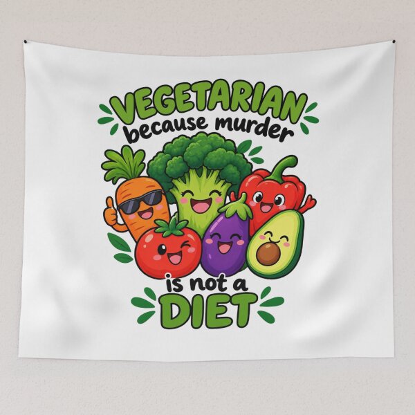 Item preview, Funny Vegetarian Vegetables – Cute Veggie Humor Cartoon designed and sold by JrNergal.