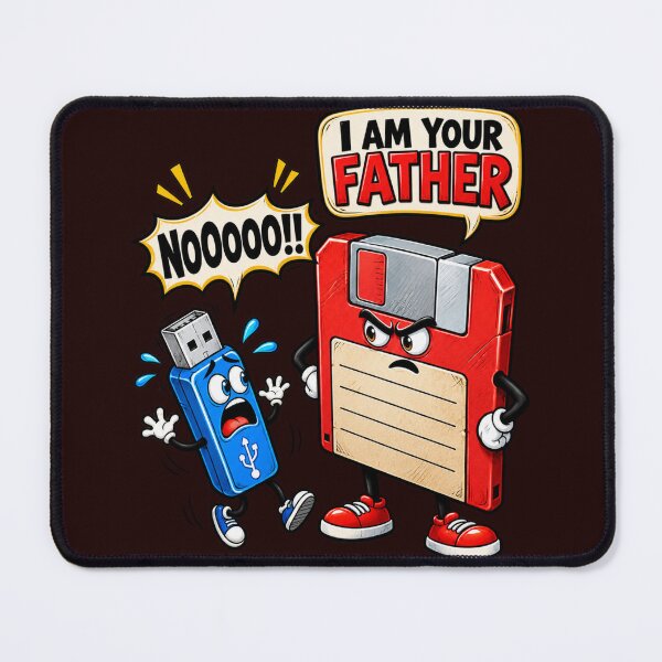 Item preview, I Am Your Father Floppy Disk USB Humor designed and sold by ShopFanCreation.