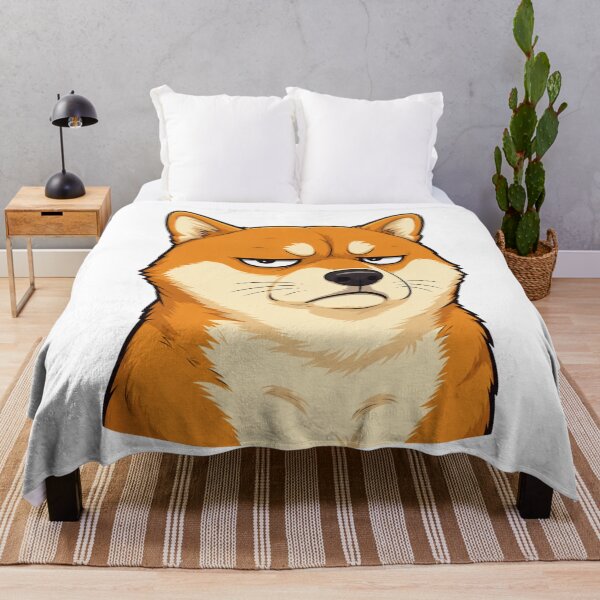 Item preview, Grumpy Shiba Inu Funny Unimpressed Dog designed and sold by vekotpu.