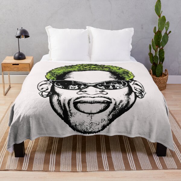 Item preview, Dennis-Rodman Green Hair Sunglasses Chicago Bulls Reflection Vintage designed and sold by CozyCubs-Art.