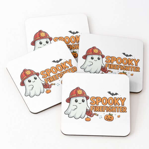 Item preview, Spooky Firefighter Cute Halloween Fireman Ghost Shirt designed and sold by Gurrteg.