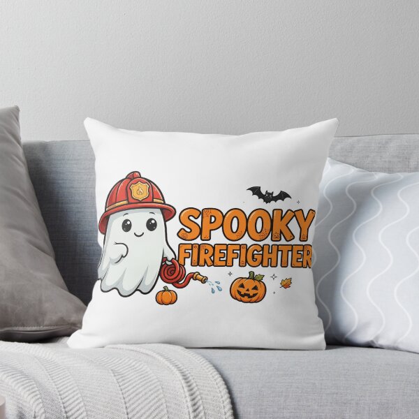 Item preview, Spooky Firefighter Cute Halloween Fireman Ghost Shirt designed and sold by Gurrteg.