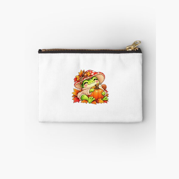 Item preview, Pumpkin Hug Frog – Cozy Autumn Cottagecore designed and sold by VISO-art.