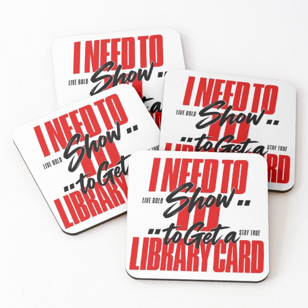 Item preview, I Need To Show ID To Get A Library Card designed and sold by FZ Studio .